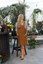 Load image into Gallery viewer, Linen Pinafore ( Japanese Apron): One Size ( US 14 and up or for oversized/loose look) / Navy