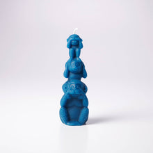 Load image into Gallery viewer, Wise Monkey Beeswax Candle: Turquoise
