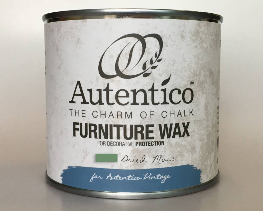 Autentico Colored Furniture Wax 250 ml Dried Moss