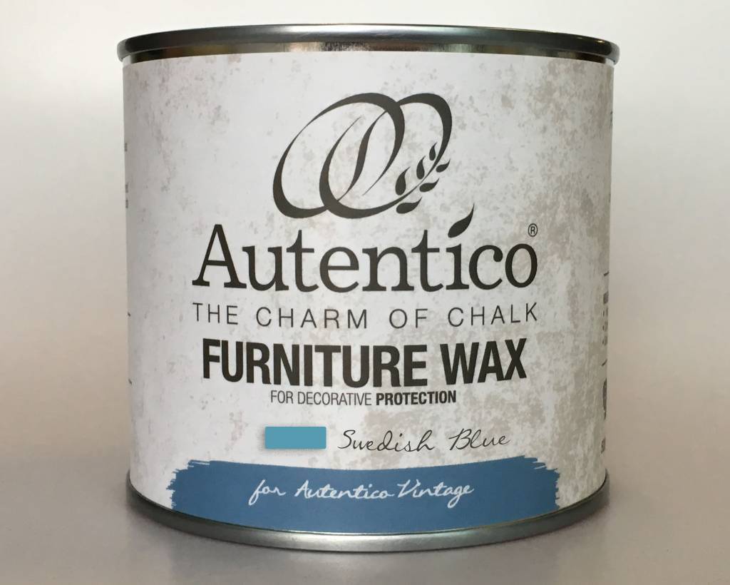 Autentico Colored Furniture Wax 250 ml Swedish Blue
