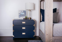 Load image into Gallery viewer, Small Carlyle Campaign Dresser - Navy
