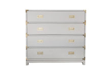 Load image into Gallery viewer, Large Carlyle Campaign Dresser - Grey | AVE HOME