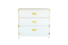 Load image into Gallery viewer, Small Carlyle Campaign Dresser - White | AVE HOME