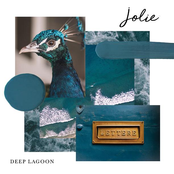 Jolie Matte Finish Paint - Deep Lagoon, Quart