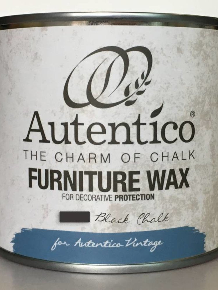 Autentico Colored Furniture Wax Black 250ml