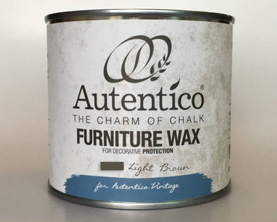 Autentico Colored Furniture Wax 250 ml Light Brown